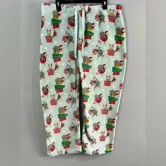Daydream by Berkshire Home Sloth fleece pajama pants size XL - Picture 1 of 7